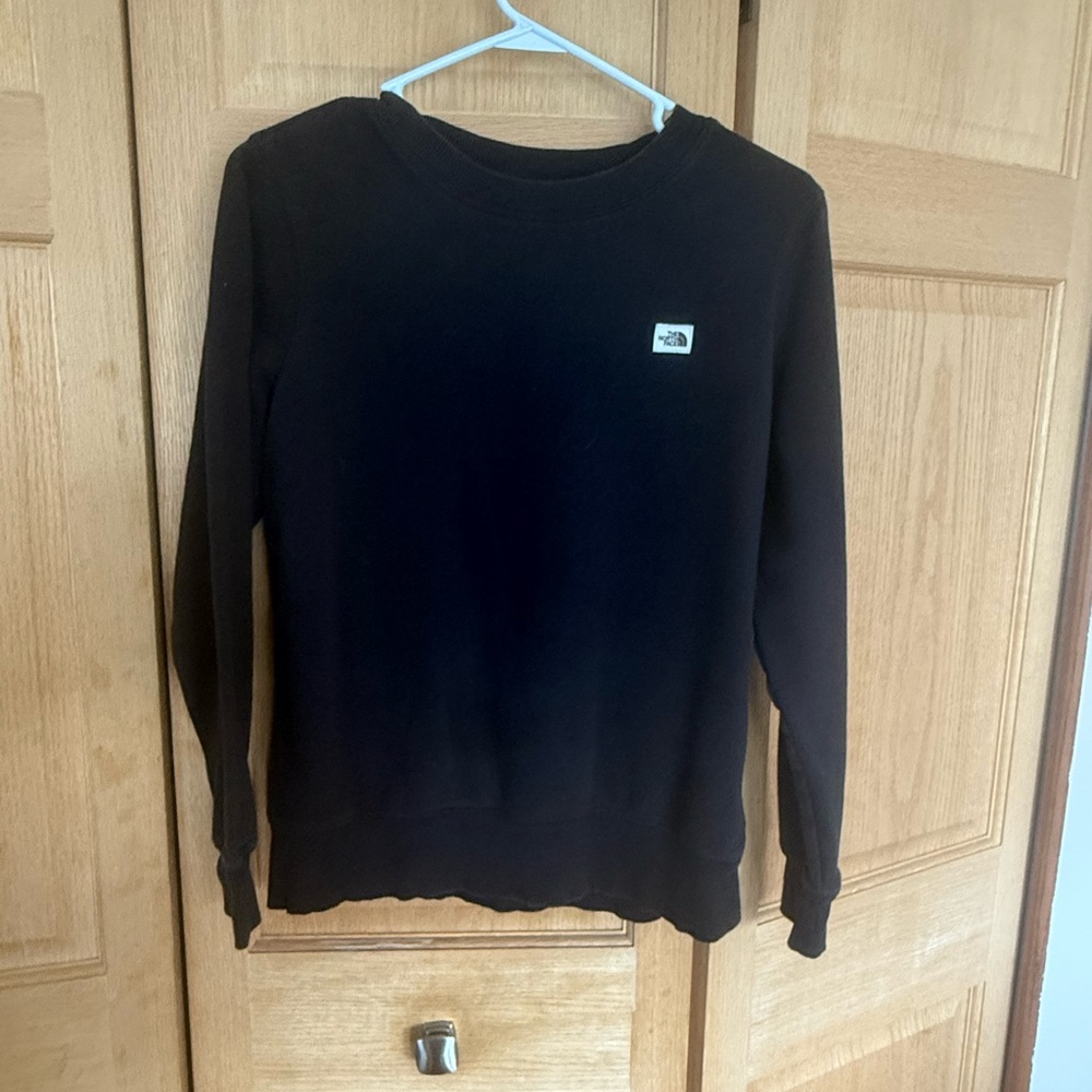 North Face Women’s Heritage Patch Crew - Black